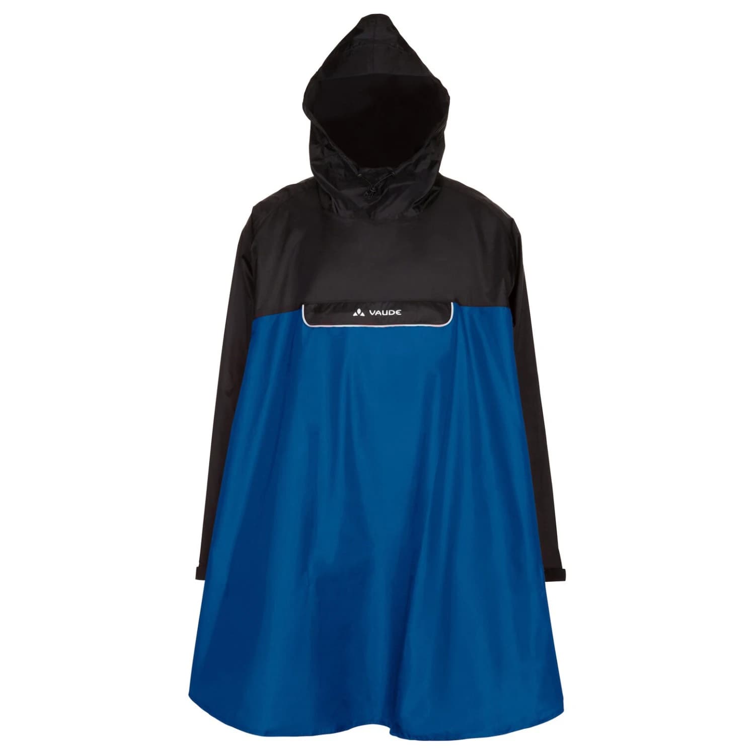 Водоустойчиво яке за колоездене Vaude Valero Poncho Waterproof jacket - Dark Sea