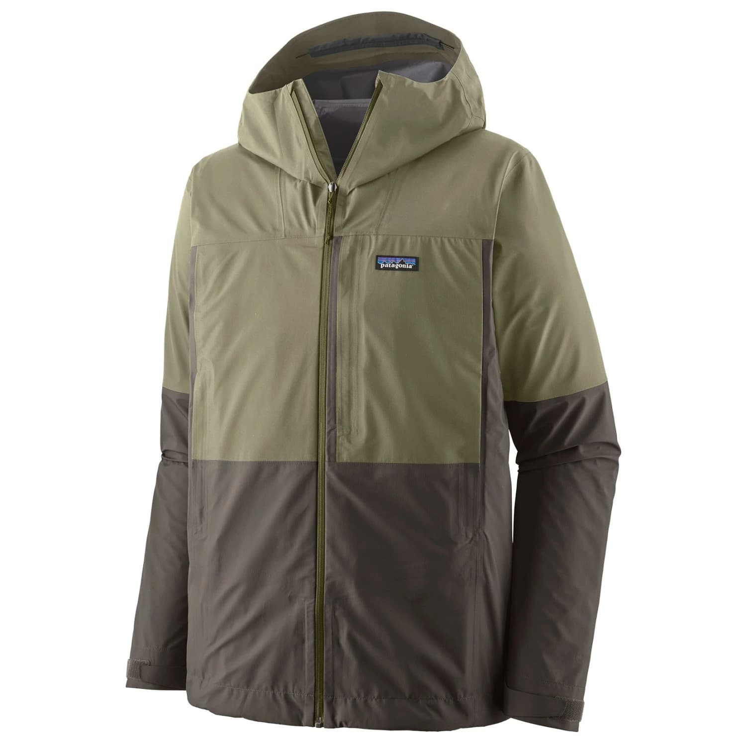 Мъжко водоустойчиво яке Patagonia Boulder Fork Rain Jacket Waterproof jacket - Forge Grey w/River Rock Green