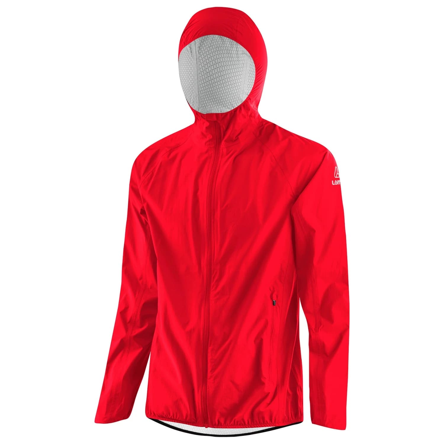 Мъжко водоустойчиво яке Löffler Hooded Jacket WPM Pocket Waterproof jacket - Red