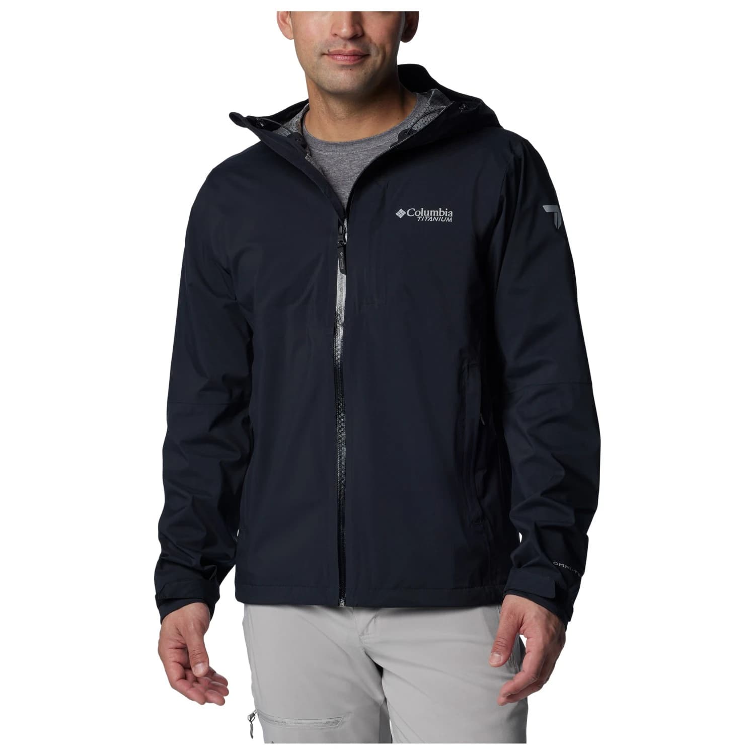 Мъжко водоустойчиво яке Columbia Ampli-Dry II Shell Waterproof jacket - Black