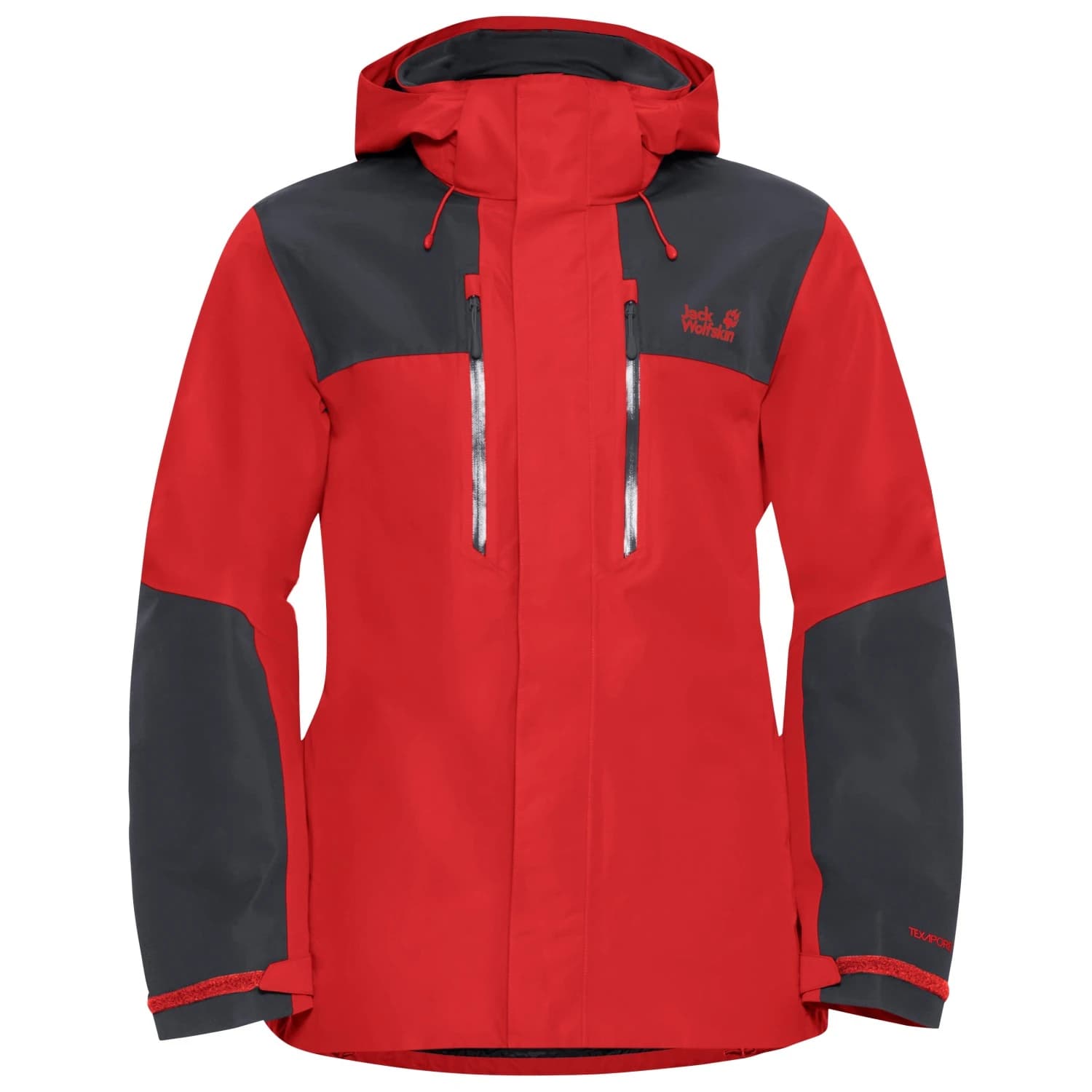 Мъжко водоустойчиво яке Jack wolfskin Jasper 2L Jacket Waterproof jacket - Siren Red
