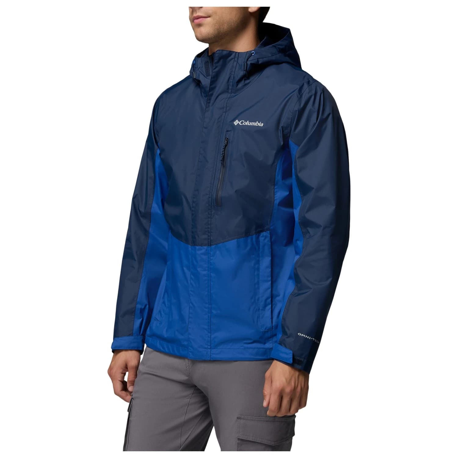 Мъжко водоустойчиво яке Columbia Pouring Adventure III Jacket Waterproof jacket - Collegiate Navy / Mountain Blue