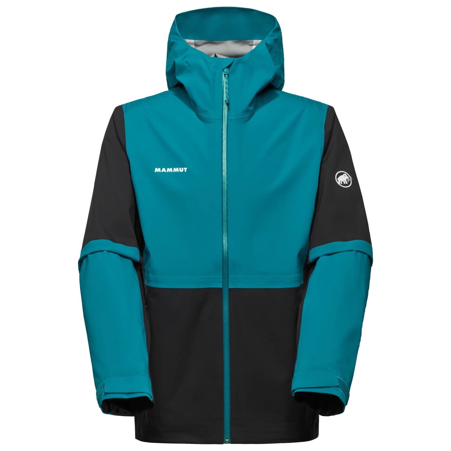 Мъжко водоустойчиво яке Mammut Linard Guide Hardshell Hooded Jacket Waterproof jacket - Black / Deep Teal
