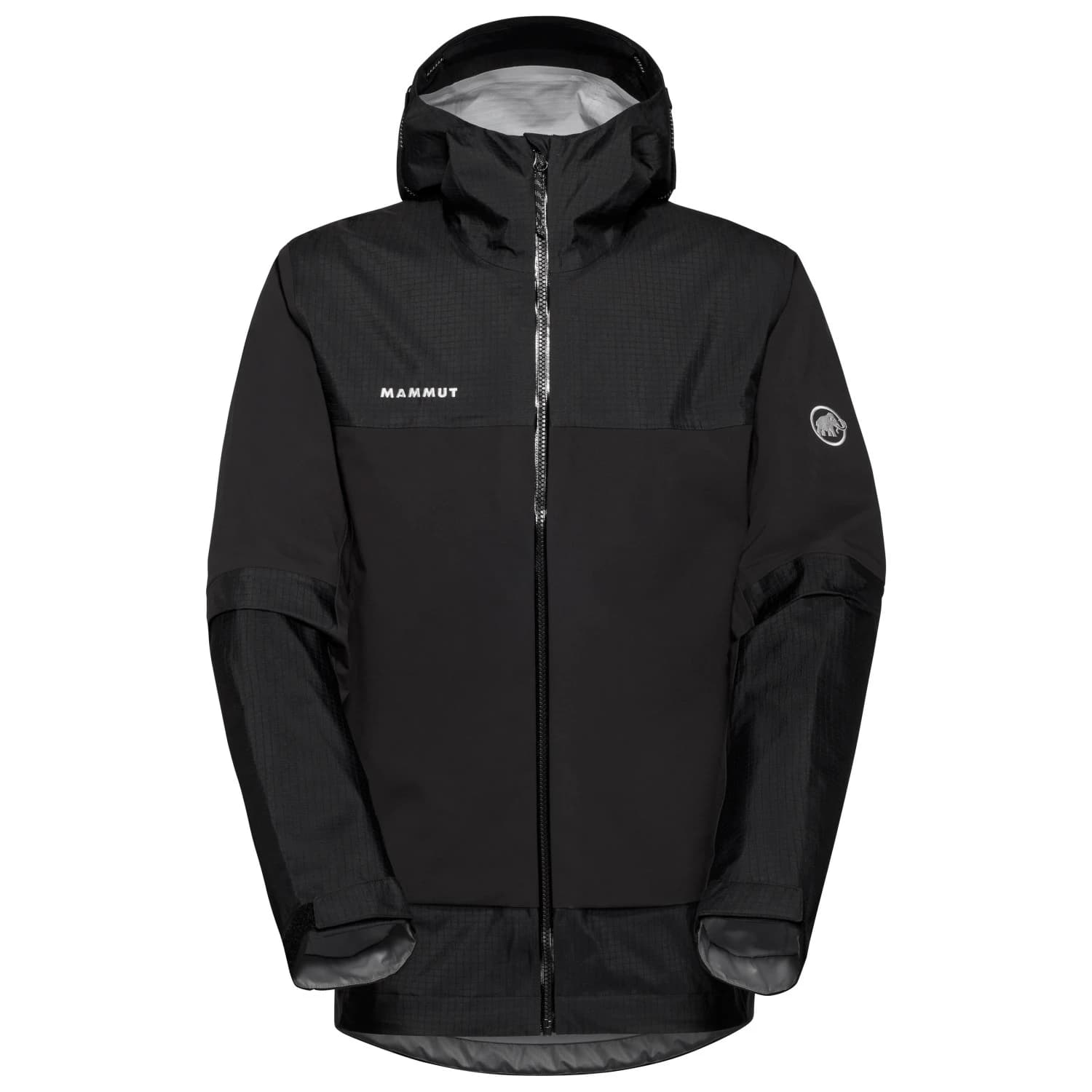 Мъжко водоустойчиво яке Mammut Ducan Guide Hardshell Hooded Jacket Waterproof jacket - Black