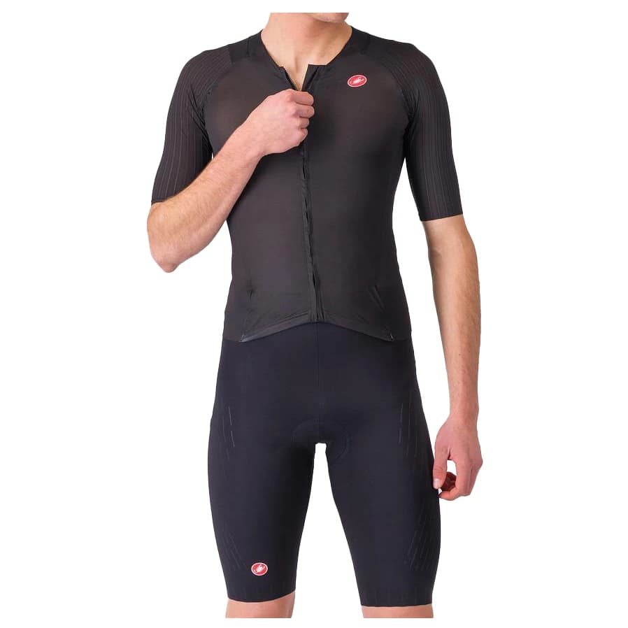 Мъжки скин за колоездене Castelli Free Sanremo Tri Suit S/S Cycling skinsuit - Black