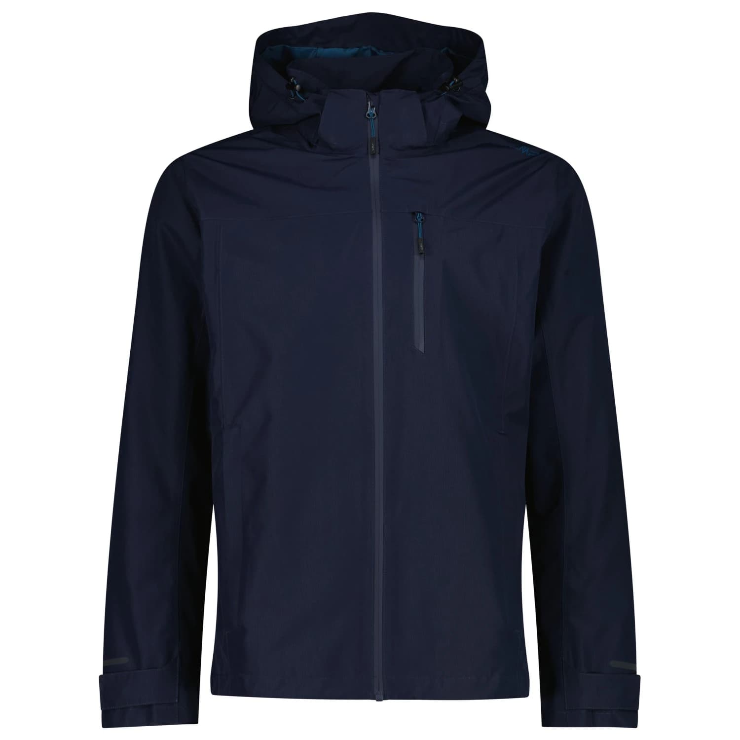 Мъжко водоустойчиво яке CMP Jacket Fix Hood Ripstop Waterproof jacket - Black Blue