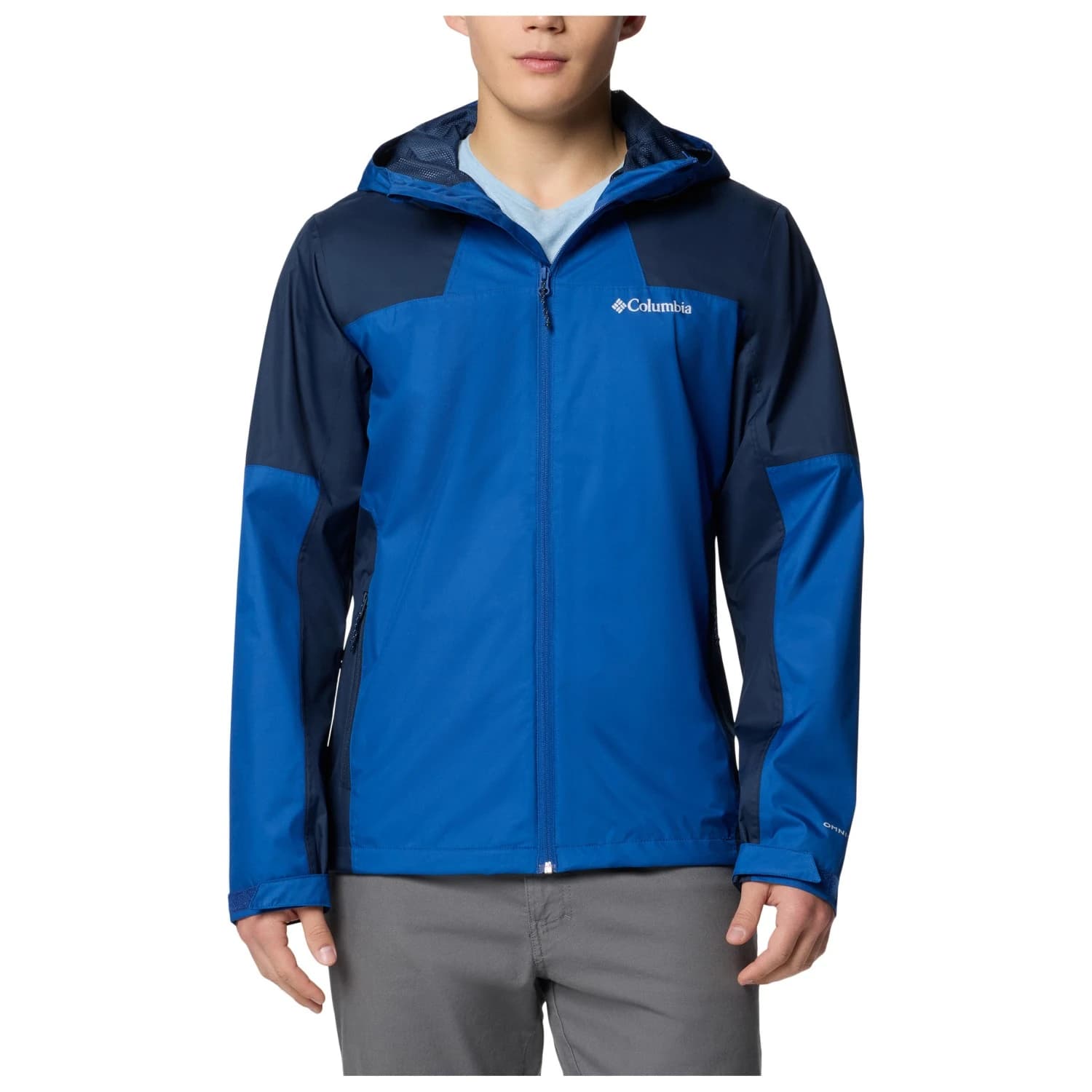 Мъжко водоустойчиво яке Columbia Inner Limits III Jacket Waterproof jacket - Mountain Blue / Collegiate Navy