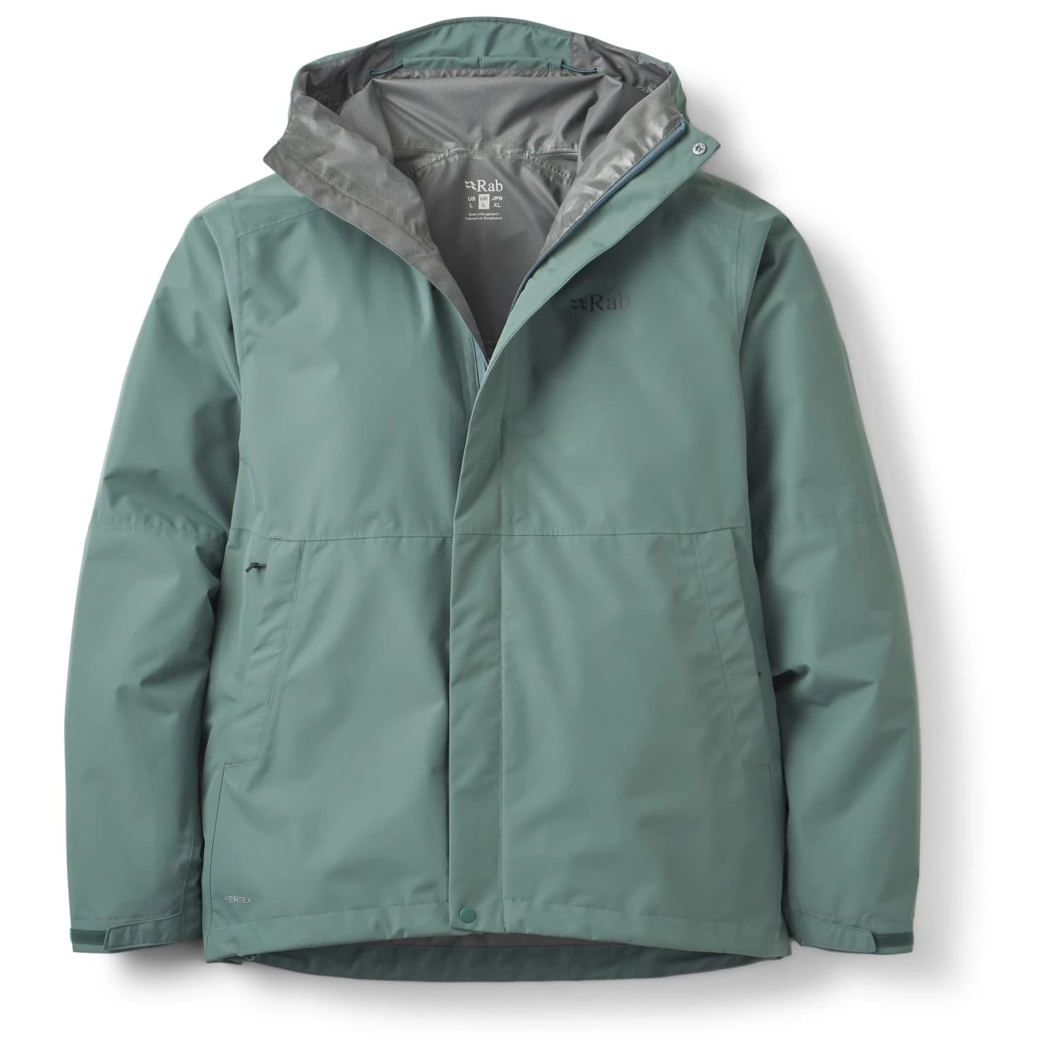 Мъжко водоустойчиво яке Rab Downpour Jacket Waterproof jacket - Sage
