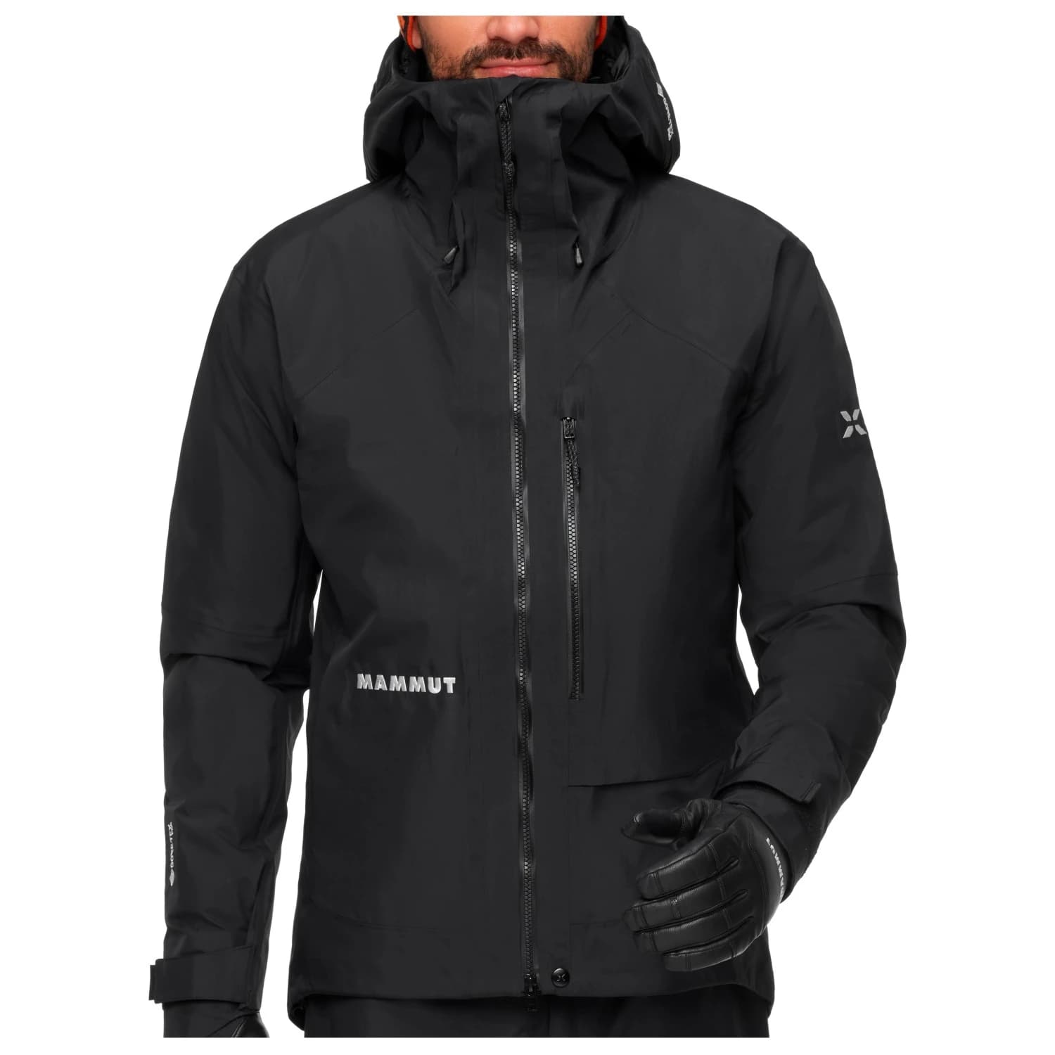 Мъжко водоустойчиво яке Mammut Eiger Nordwand Advanced Hardshell Hooded Jacket Waterproof jacket - Black