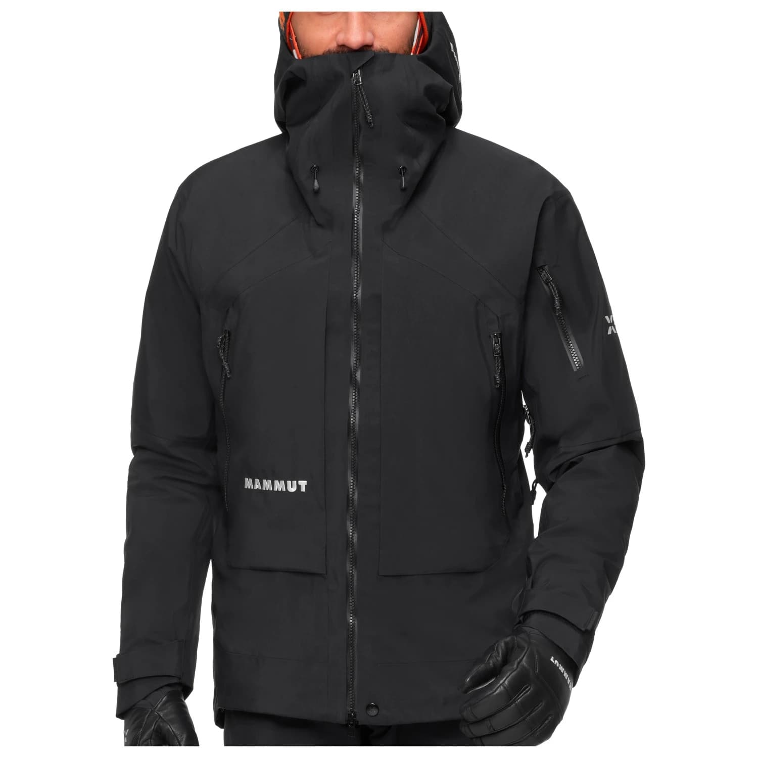 Мъжко водоустойчиво яке Mammut Eiger Nordwand Pro Hardshell Hooded Jacket Waterproof jacket - Black