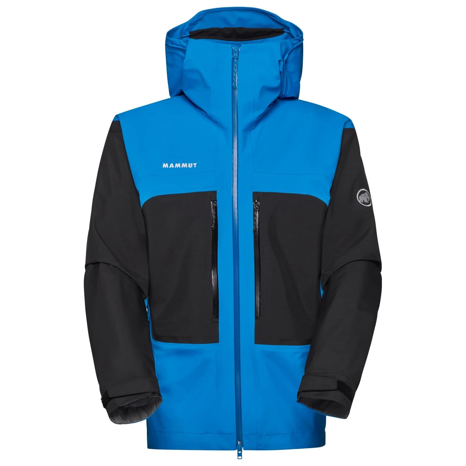 Мъжко водоустойчиво яке Mammut Taiss Hardshell Hooded Jacket Waterproof jacket - Glacier Blue / Black