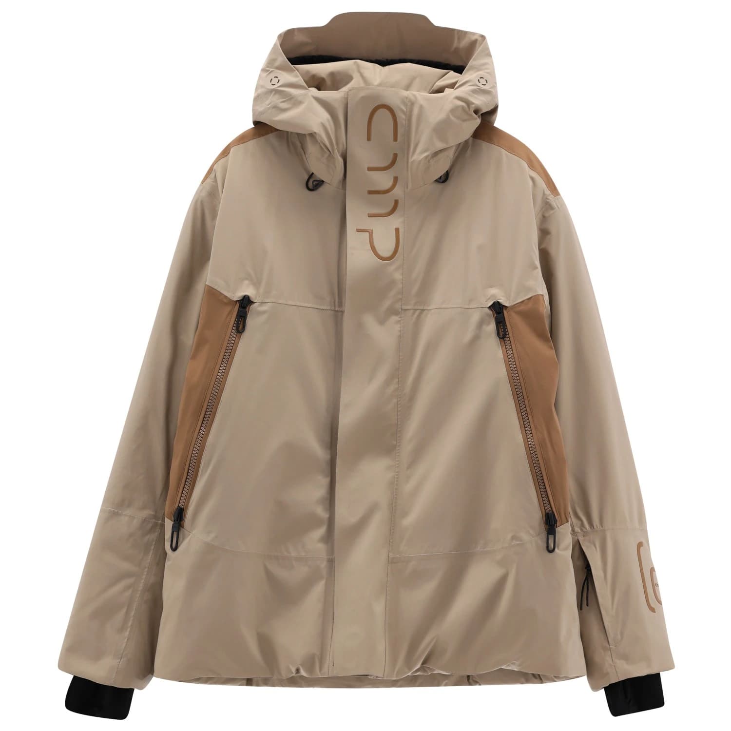 Мъжко водоустойчиво яке Cmp Jacket with Fix Hood Waterproof jacket - Sand