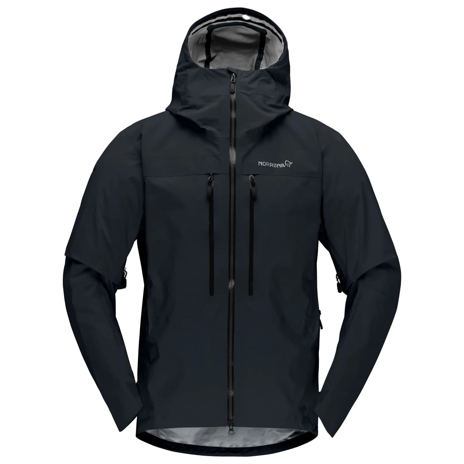 Мъжко водоустойчиво яке Norrøna Trollveggen GORE-TEX Pro Light Jacket Waterproof jacket - Caviar Black
