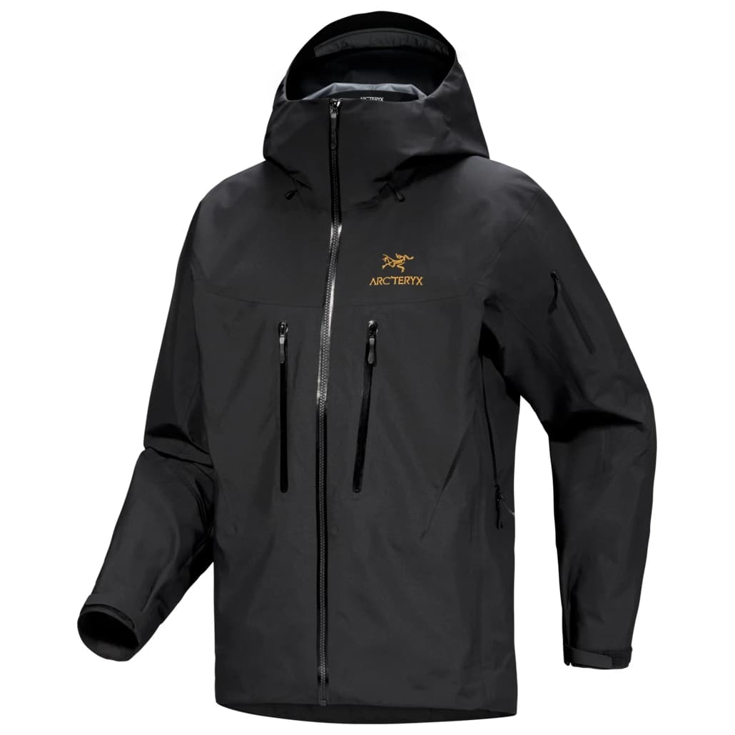 Мъжко водоустойчиво яке Arc'teryx Alpha SV Jacket Waterproof jacket - 24K Black