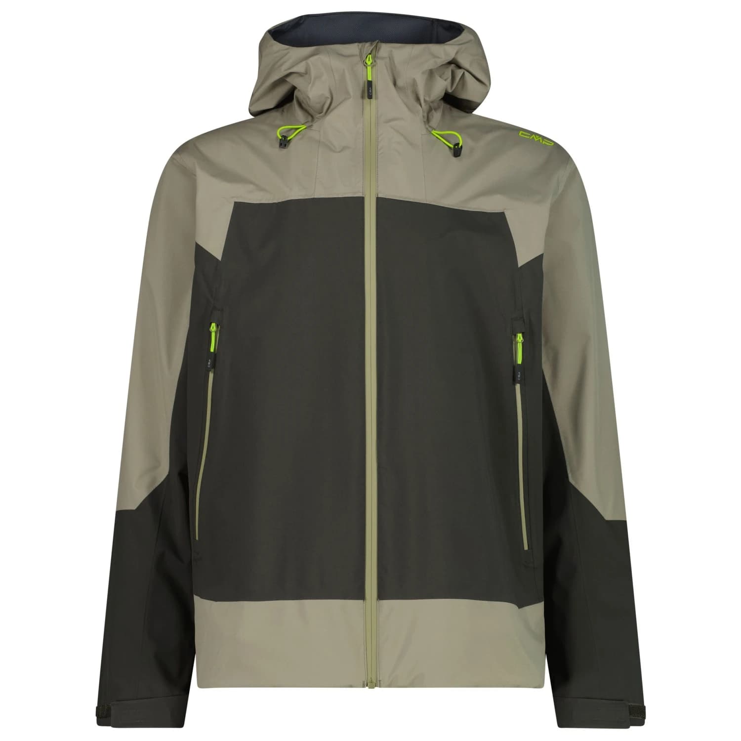Мъжко водоустойчиво яке Cmp 3L Jacket Fix Hood Waterproof jacket - Pine