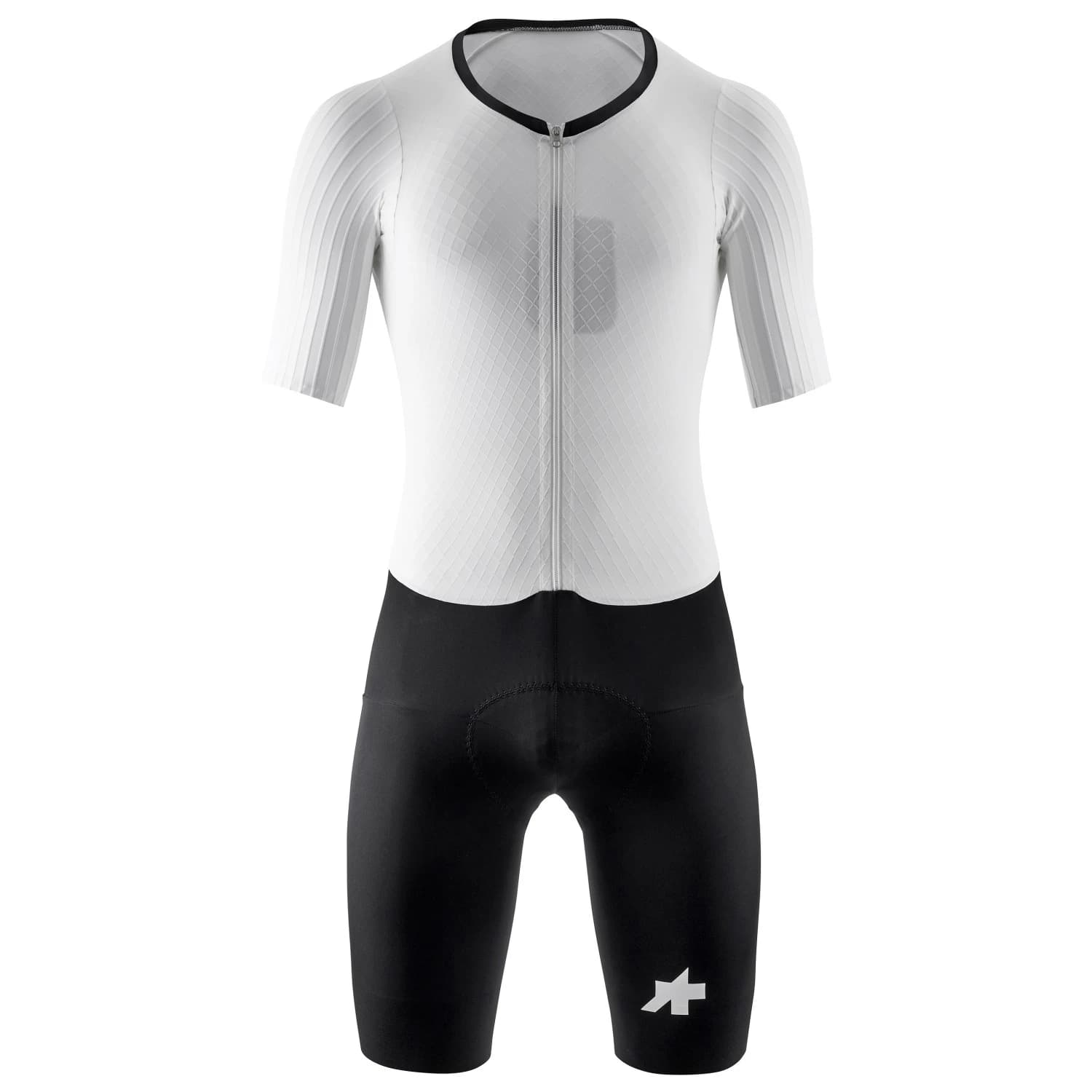 Мъжки скин за колоездене ASSOS Rapidfire Chronosuit S11 Cycling skinsuit - White Series