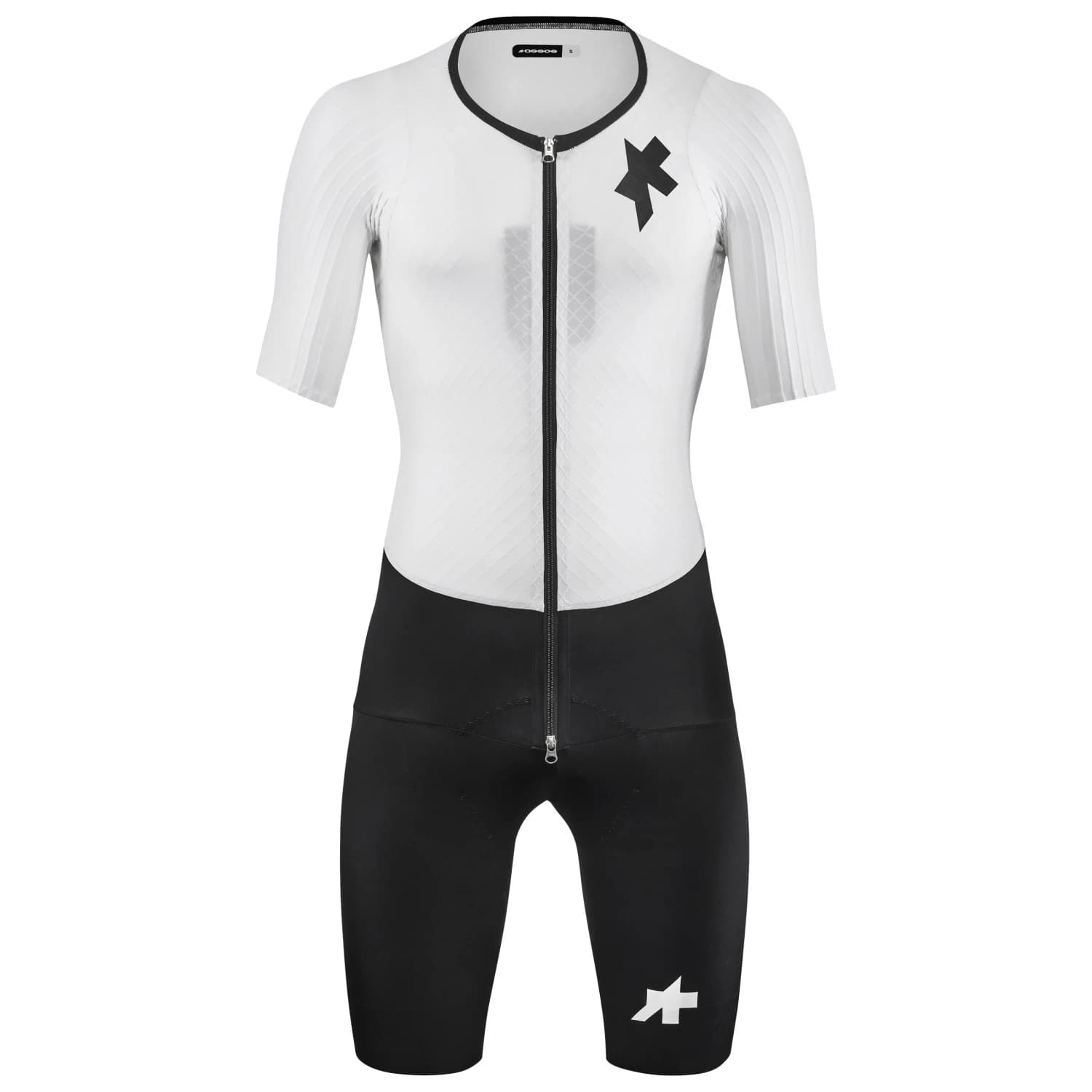 Мъжки скин за колоездене Assos RSR Bolide Speedsuit S11 Cycling skinsuit - White Series