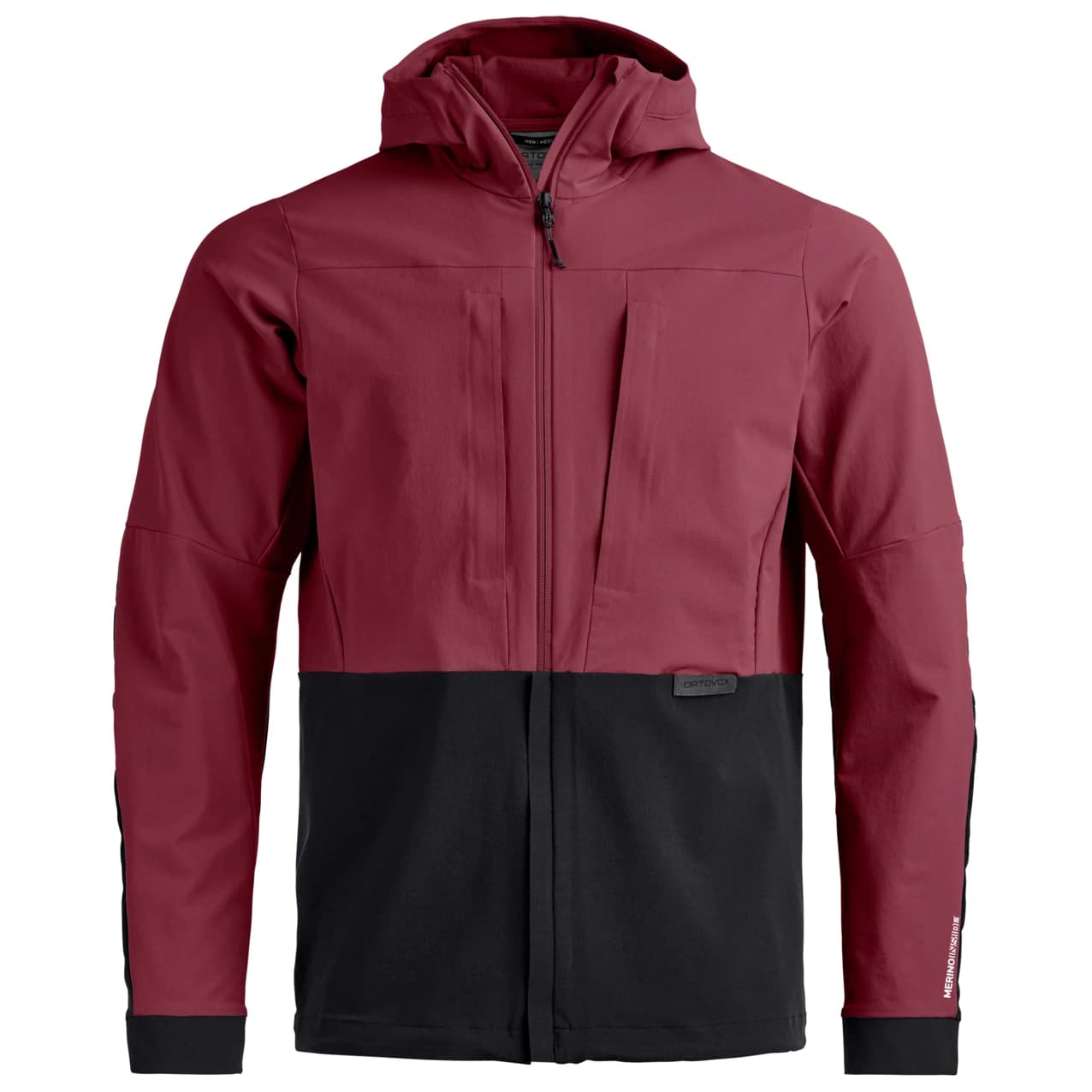 Мъжко водоустойчиво яке Ortovox Trad Plus Jacket Softshell jacket - Red Malbec
