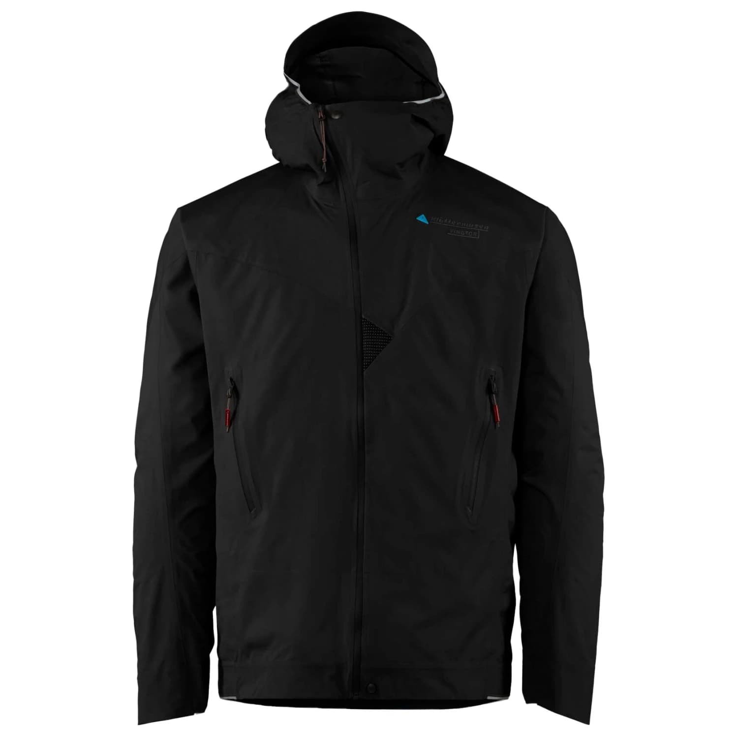 Мъжко водоустойчиво яке Klättermusen Vingtor Hood Jacket Waterproof jacket - Black