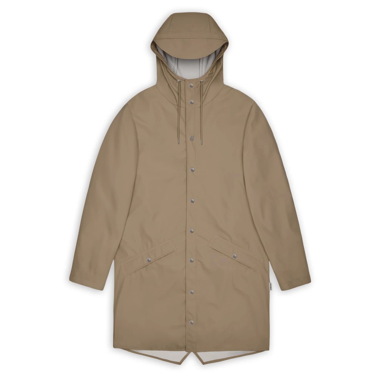 Водоустойчиво яке Rains Long Jacket W3 Raincoat - Beige
