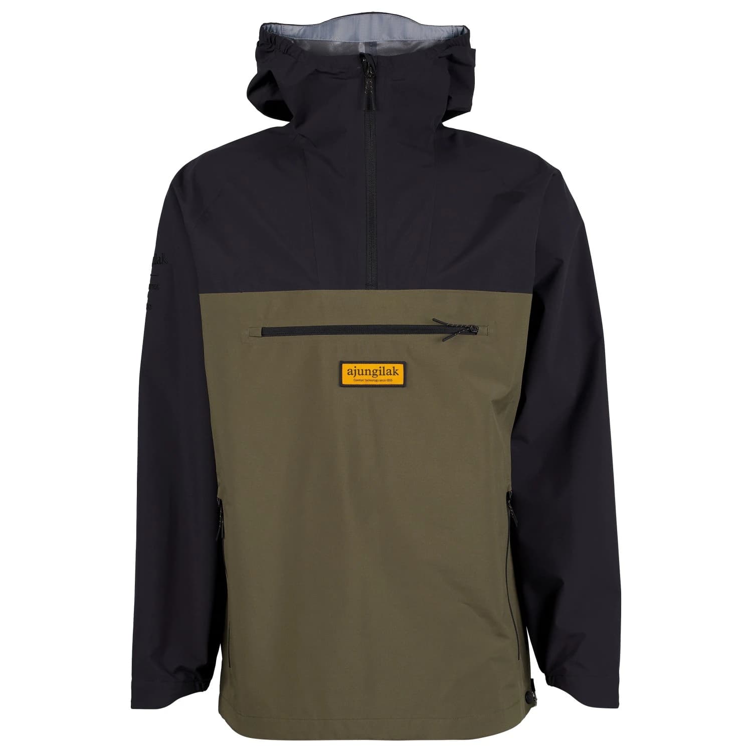 Мъжко водоустойчиво яке Ajungilak Geirangerfjord Dry Anorak Waterproof jacket - Nordic Olive / Black