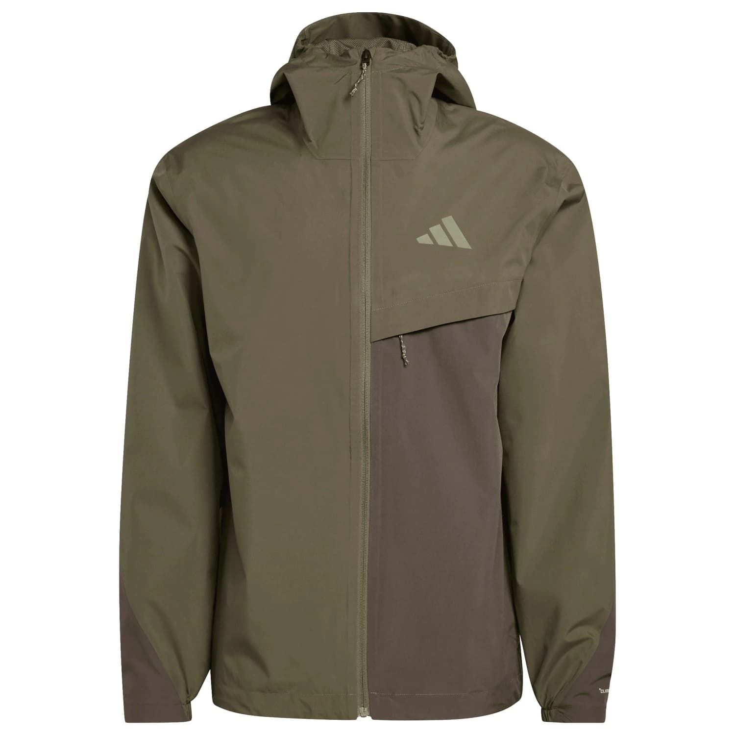 Мъжко водоустойчиво яке adidas Terrex MT 2Layer Rain Jacket Waterproof jacket - Olive Strata / Shadow Olive / Tent Green