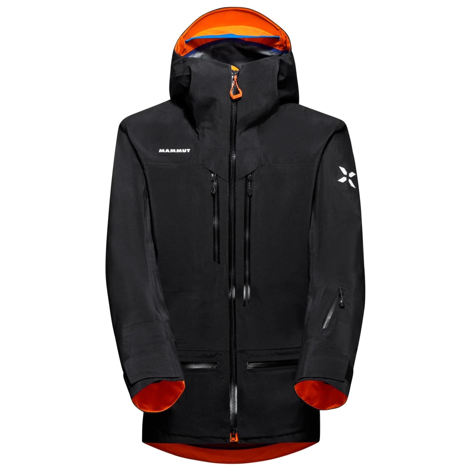 Водоустойчиво яке Mammut Eiger Free Pro HS Hooded Jacket Waterproof jacket - Black