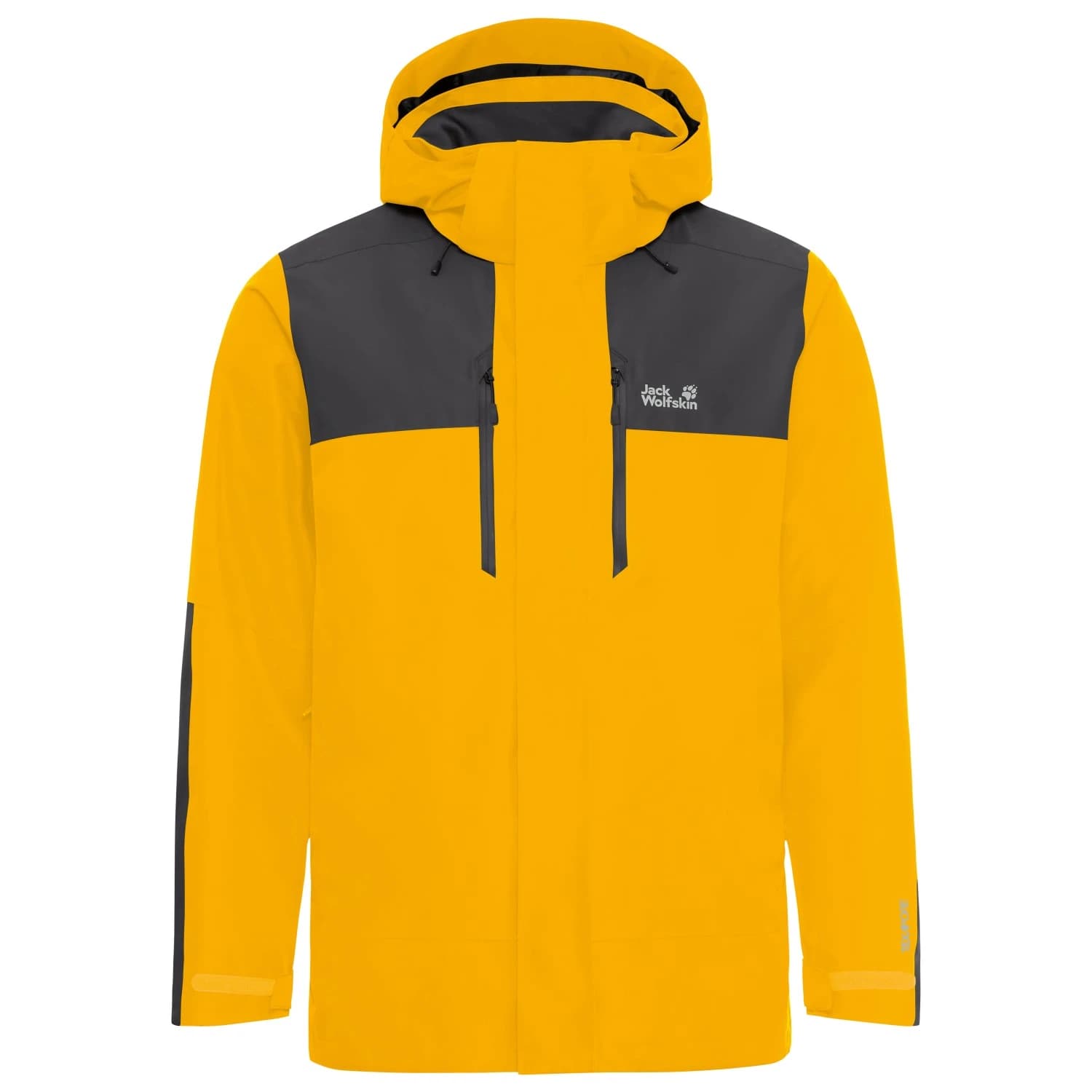 Мъжко водоустойчиво яке Jack Wolfskin Jasper Pro 2L Jacket Waterproof jacket - Burly Yellow JW