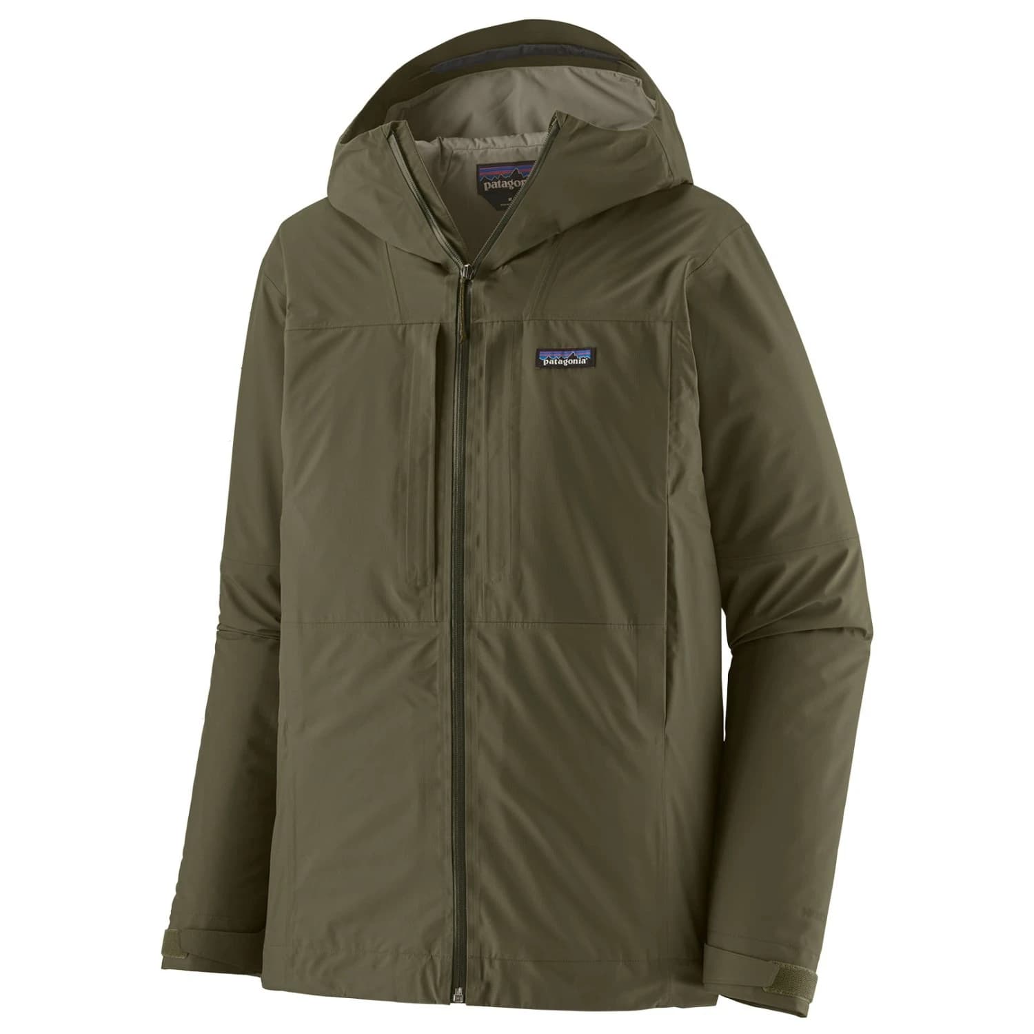 Мъжко водоустойчиво яке Patagonia Insulated Boulder Fork Rain Jacket Waterproof jacket - Basin Green