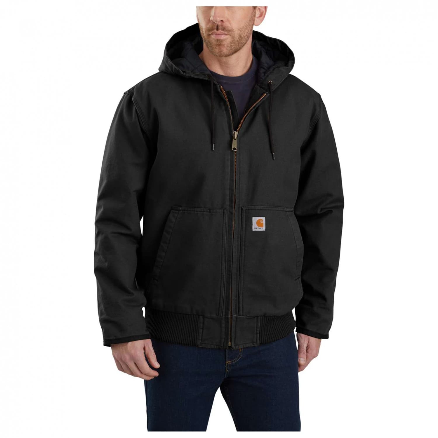 Мъжко ежедневно яке Carhartt Duck Active Jacket Casual jacket - Black