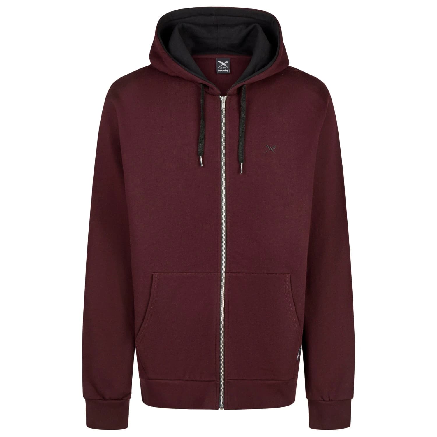 Мъжко яке за тренировка Iriedaily Mini Flag 2 Zip Hood Training jacket - Aubergine
