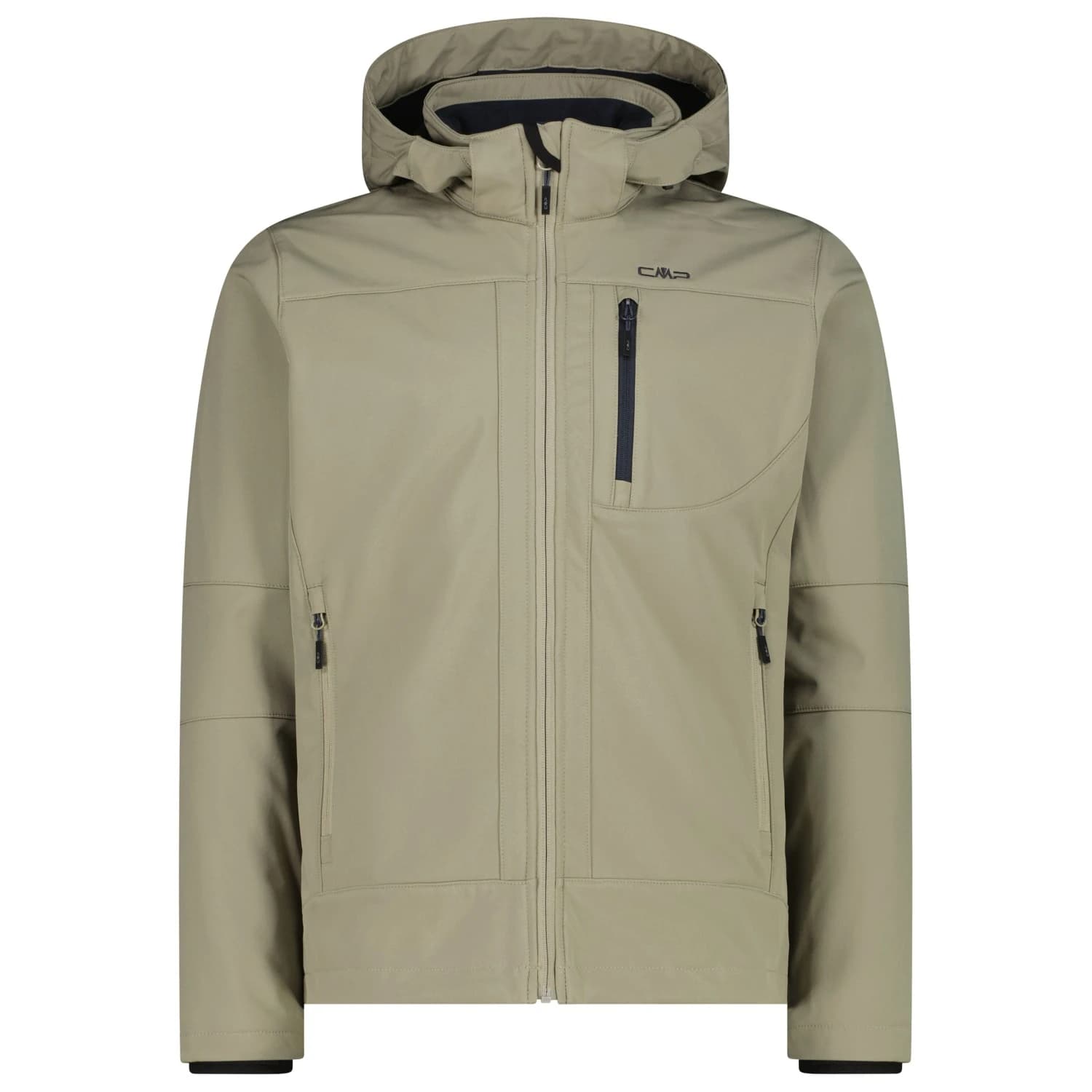 Мъжко софтшел яке CMP Jacket Zip Hood Softshell Softshell jacket - Sage