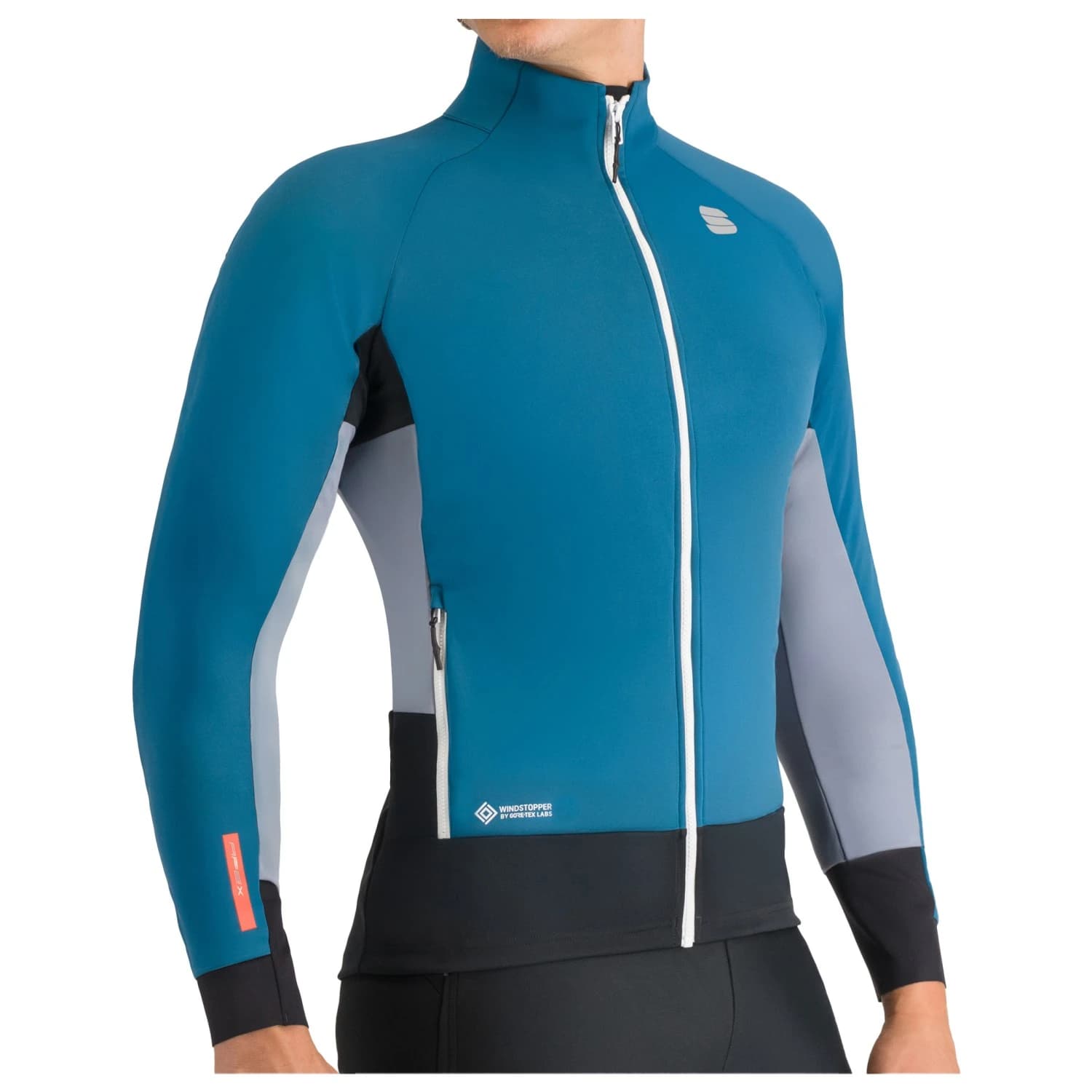 Мъжко яке за ски бягане Sportful Apex Jacket Cross-country ski jacket - Blue Corsair / Cement / Black