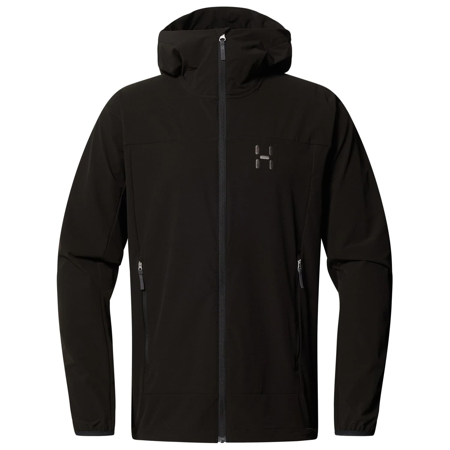 Мъжко софтшел яке Haglöfs Rosson Softshell Hood Softshell jacket - True Black