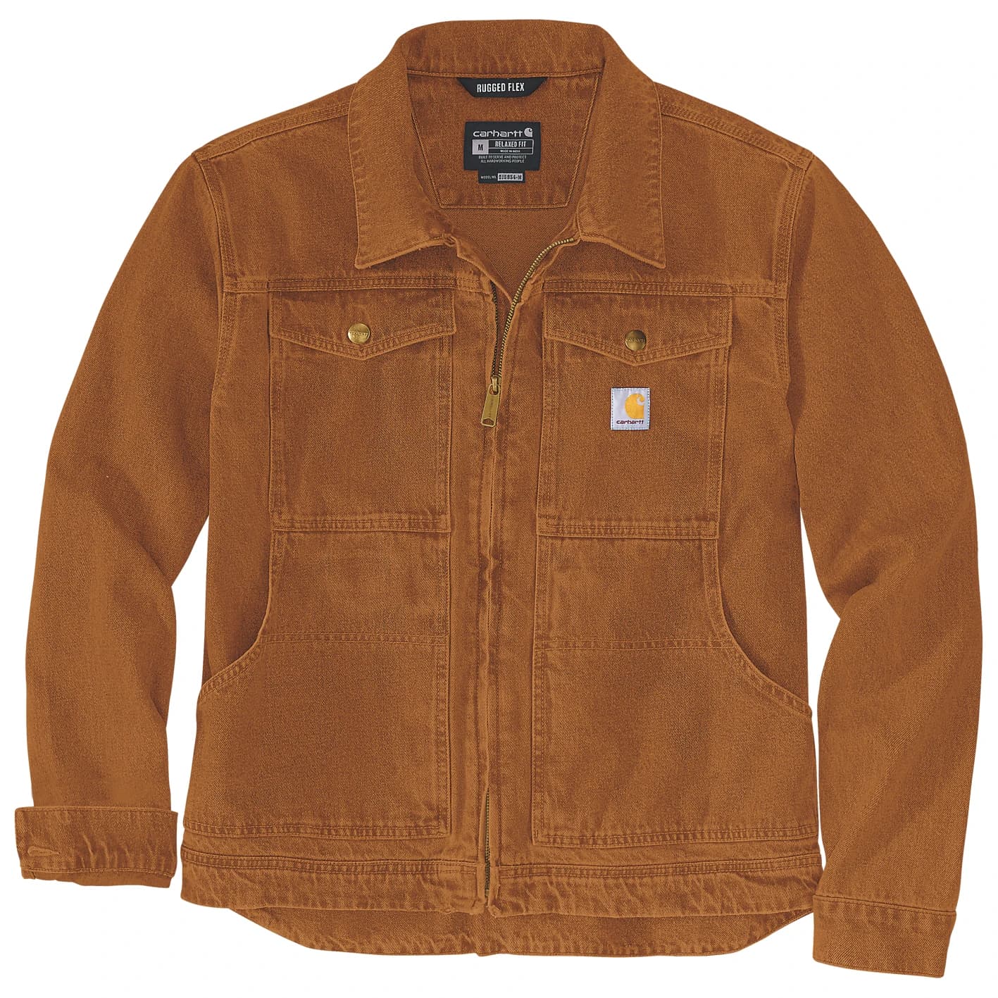 Мъжко ежедневно яке Carhartt Duck Relaxed Fit Jacket Casual jacket - Carhartt Brown