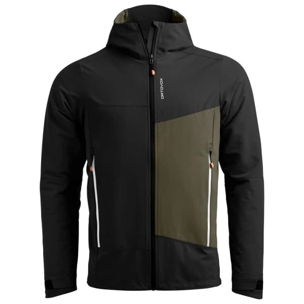 Мъжко софтшел яке Ortovox Seceda Softshell Jacket - Black Raven