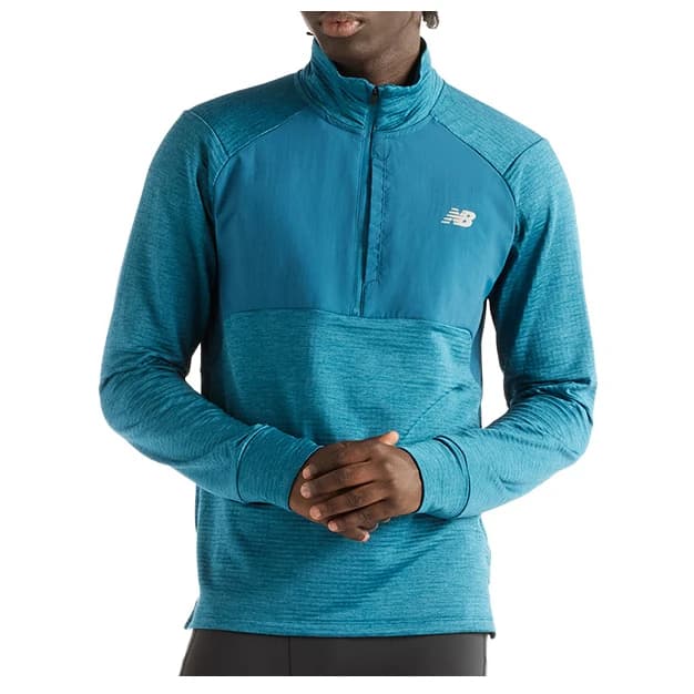 Яке за тренировка New Balance Athletics Heat Grid 1/2 Zip Training jacket - Blue II