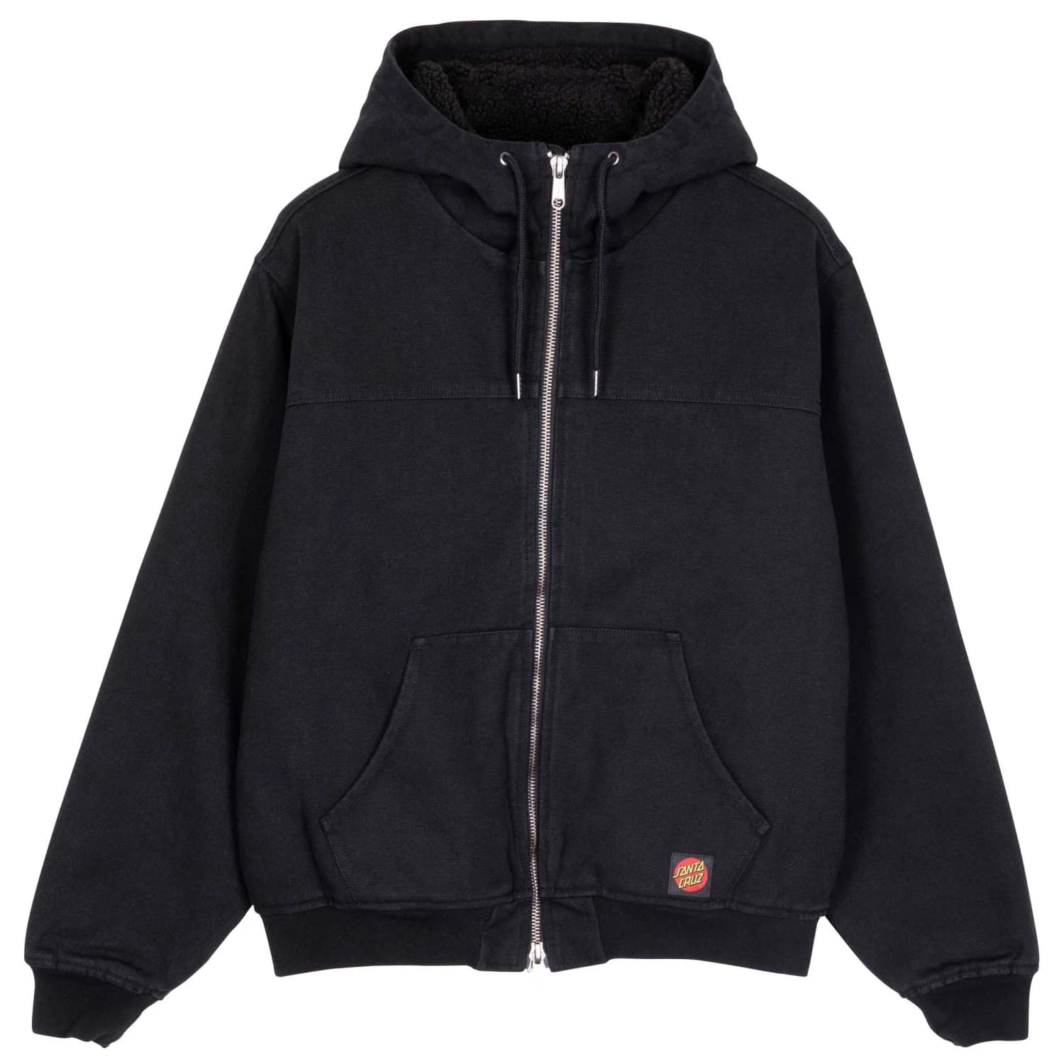 Мъжко ежедневно яке Santa cruz Ember Jacket Zip-up hoodie - Black Wash