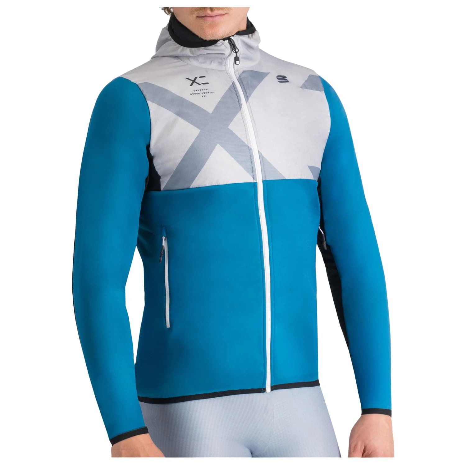 Мъжко яке за ски бягане Sportful Rythmo Jacket Cross-country ski jacket - Blue Corsair / Stone Grey