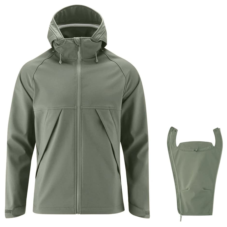 Мъжко софтшел яке Mamalila Allrounder Dad Softshell Babywearing Jacket Softshell jacket - Agave