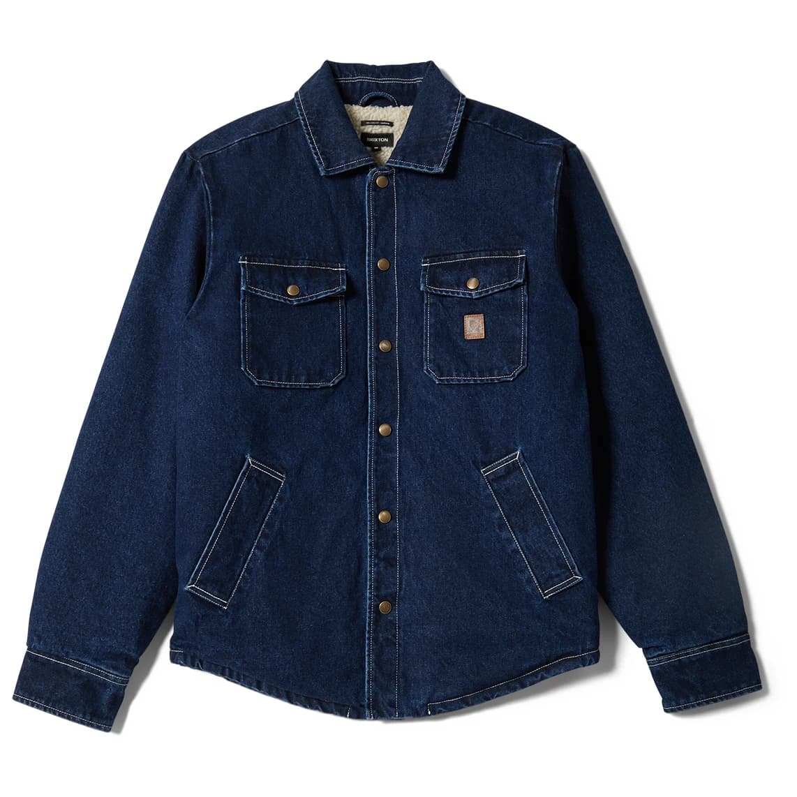 Мъжко ежедневно яке Brixton Durham Lined Jacket Cotton Casual jacket - Medium Wash Denim