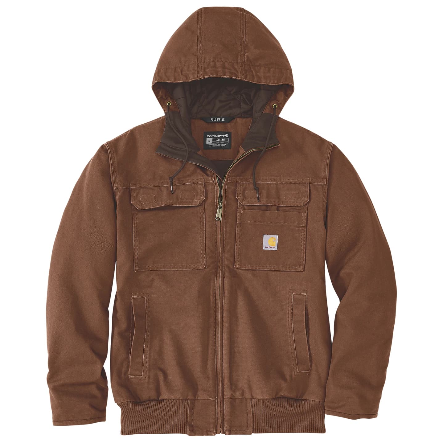 Мъжко ежедневно яке Carhartt Washed Duck Insulated Active Jacket Casual jacket - Red Duck