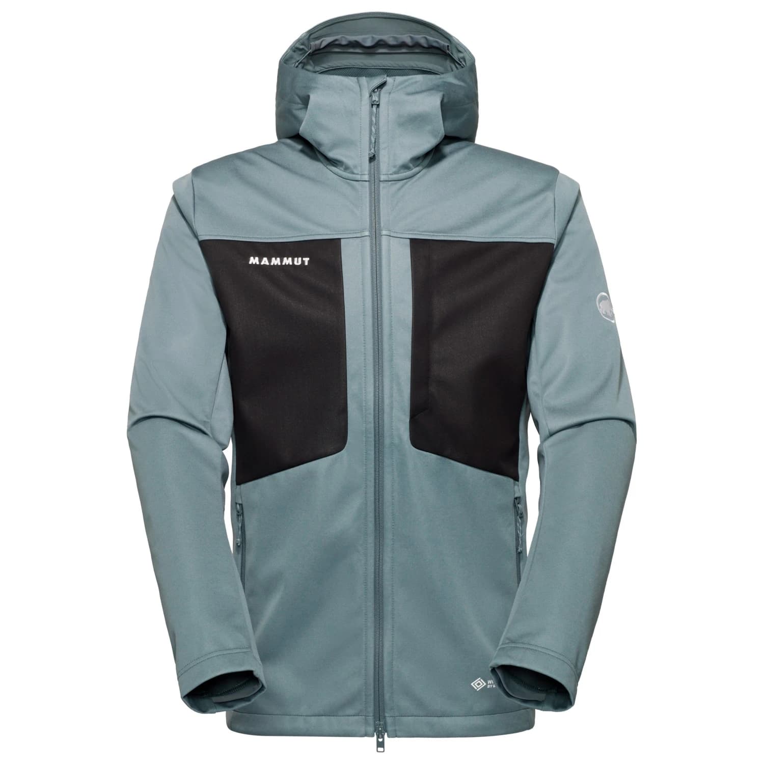 Мъжко софтшел яке Mammut Ultimate VIII Softshell Hooded Jacket Softshell jacket - Strata / Black