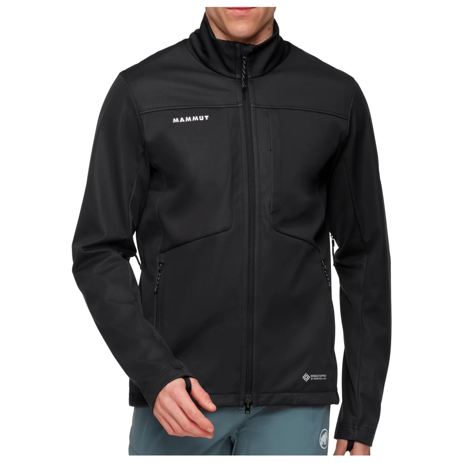 Мъжко софтшел яке Mammut Ultimate VIII Softshell Jacket - Black