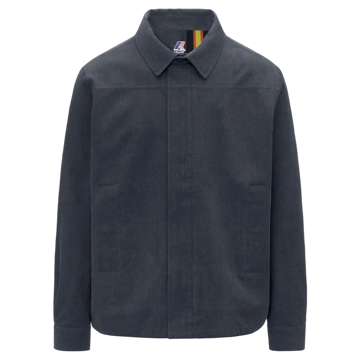 Мъжко ежедневно яке K-Way Shary Corduroy Casual jacket - Blue / Tartan Combo