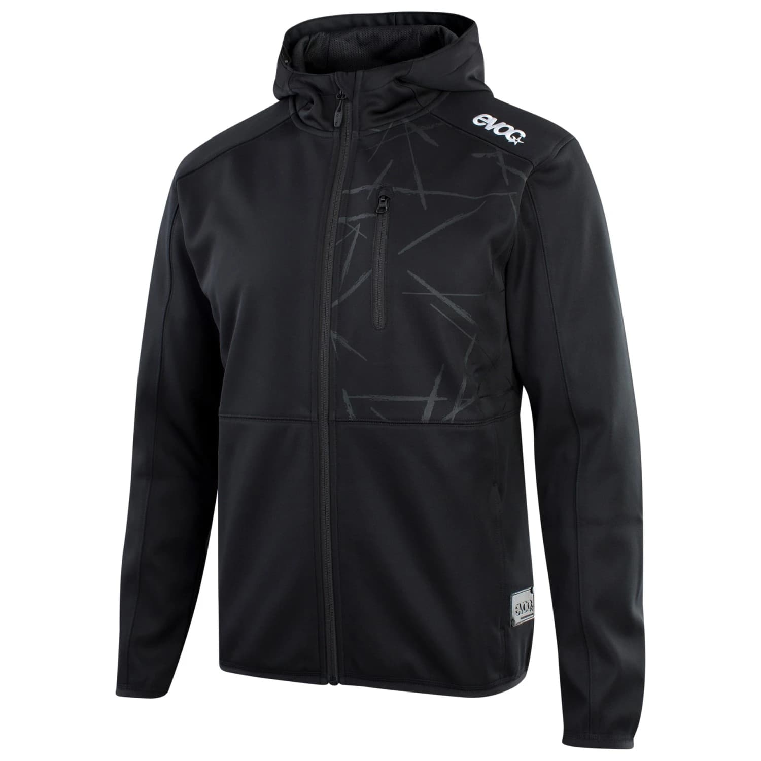 Мъжко яке за тренировка Evoc Hoody Jacket Zip-up hoodie - Black
