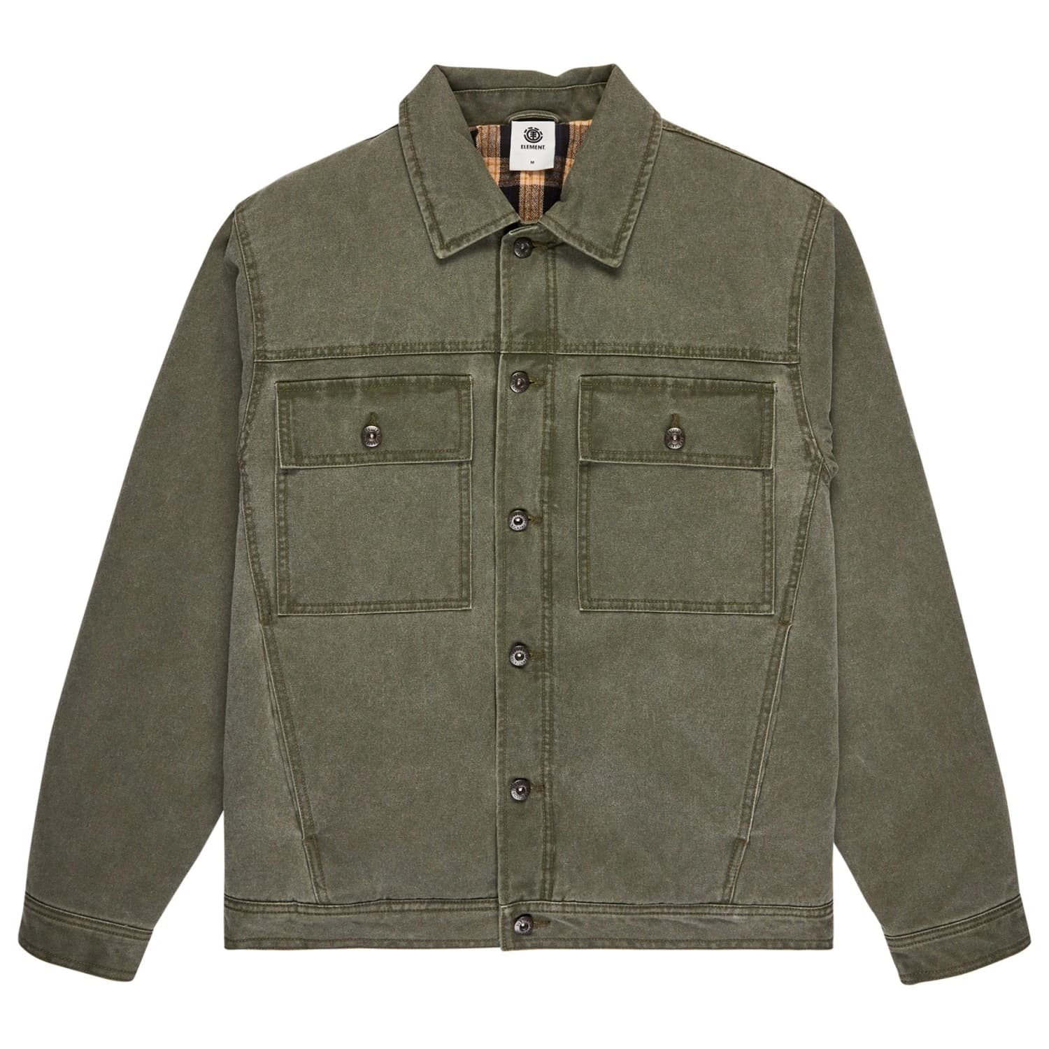 Мъжко ежедневно яке Element Trucker Canvas Casual jacket - Forest Night