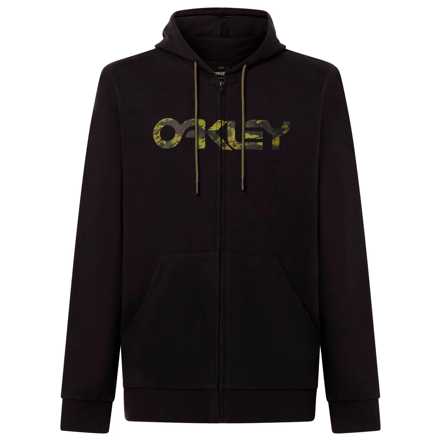 Мъжко яке за тренировка Oakley Teddy Full Zip Hoddie Training jacket - Black / Tiger MNT Camo