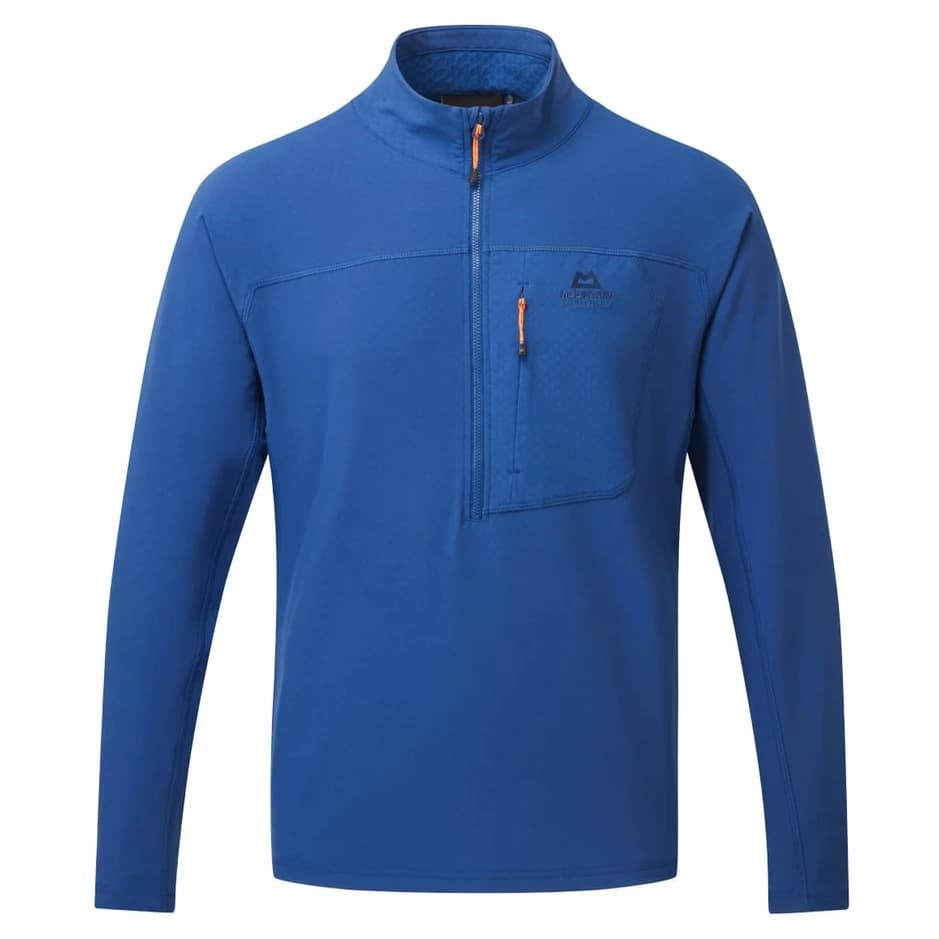 Мъжко софтшел яке Mountain Equipment Arrow 1/4 Zip Softshell jacket - Admiral Blue