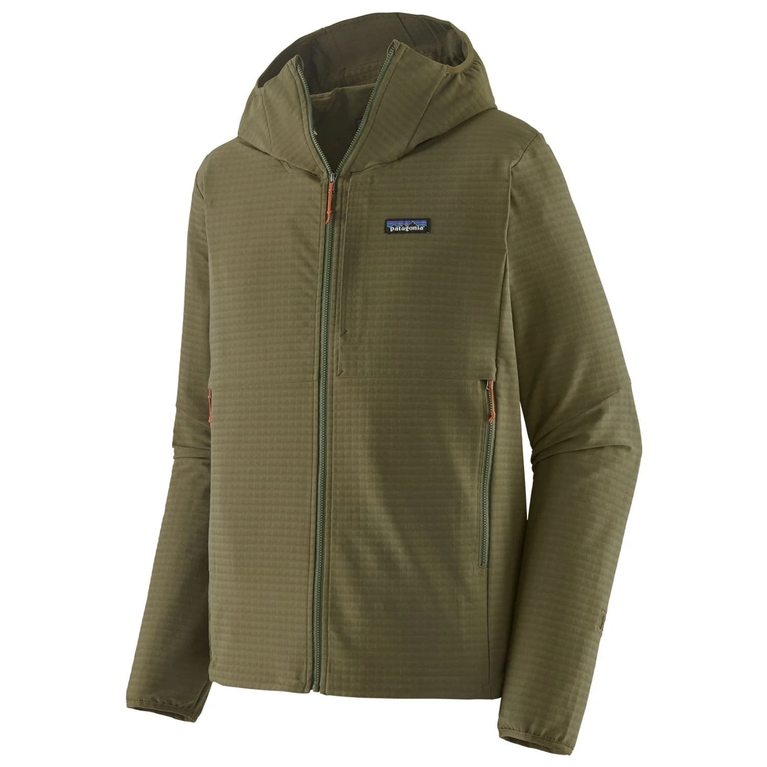 Мъжко поларено яке Patagonia R1 Techface Hoody Softshell jacket - Basin Green